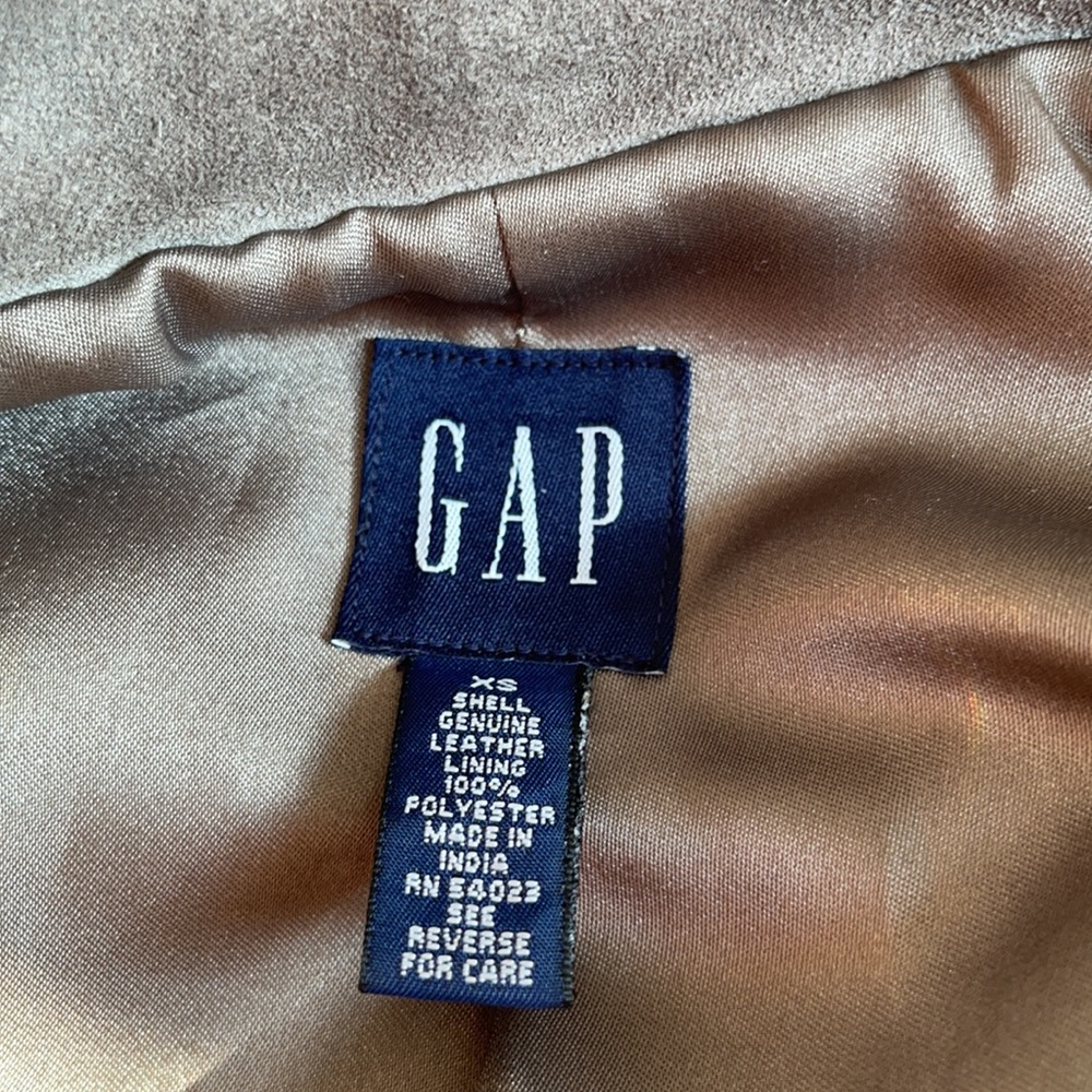 Grey Suede Fitted Jacket - image 4